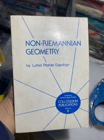 现货  Non-Riemannian Geometry  L.P. Eisenhart