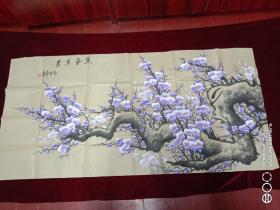 《紫气东来》，尺寸134*66