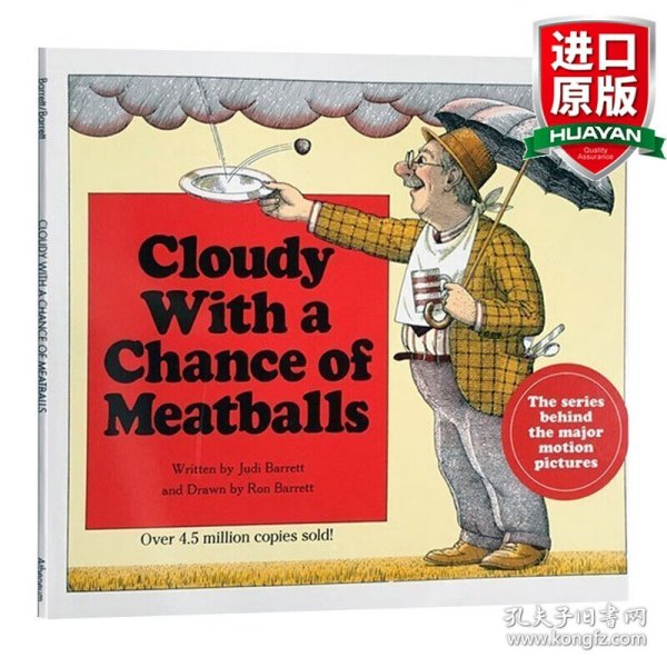 英文原版 Cloudy With a Chance of Meatballs 阴天有时下肉丸 英文版 进口英语原版书籍