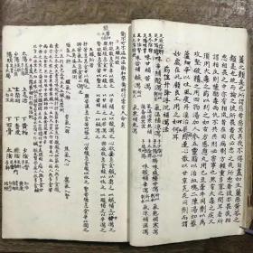 手抄本精抄清代名医<周晓炎>抄《雷公炮炙》医书一厚册
共153筒子页
内容珍贵