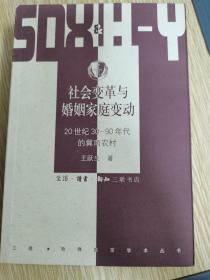 社会变革与婚姻家庭变动：20世纪30-90年代的冀南农村