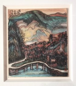 林顺文 27×23.5卡纸（价格协商 保真放漏） 林顺文1965年生于广东普宁。现为广东岭南美术院副院长，国家一级美术师，广州大学美术学院硕士生导师、教授。《广东美术报》执行主编，广东省美术家协会艺术中心主任、理事、中国画艺委会委员，清华大学美术学院中国重彩画高研班导师，中国美协中国重彩画研究会理事，中国人民大文化艺术研究所研究员，文化部中国画创作研究院研究员。