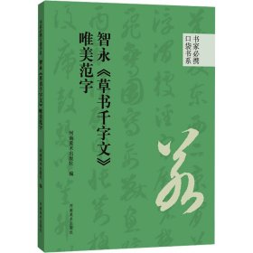 智永《草书千字文》唯美范字 9787540161309 河南美术出版社 编