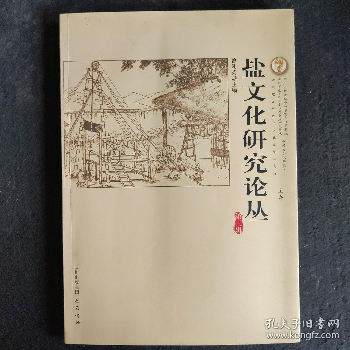 盐文化研究论丛（20世纪以来中国私盐史研究评述、论清代两淮海盐的缉私、近代山东的盐务缉私方式及法规、北洋政府时期滇盐的运销体制演变研究、抗战期间自贡盐业经济发展原因及启示、盐业契约自由与国家干预之初探、第一次川盐济楚与楚岸之争、川南盐业资本家价值观综论、徽州盐商人本主义思想的扬州务本堂、王余杞代表作自流井与盐文化、论宋代井盐产地等）