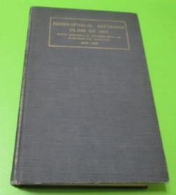 达特茅斯学院1863年 同学传略曁历史备忘录（精装 英文原版）