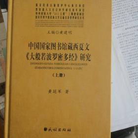 中国国家图书馆藏西夏文《大般若波罗密多经》研究（套装上下册）