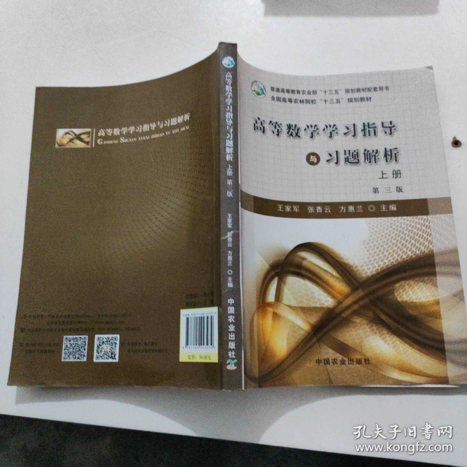 高等数学学习指导与习题解析（上第3版）/全国高等农林院校“十三五”规划教材