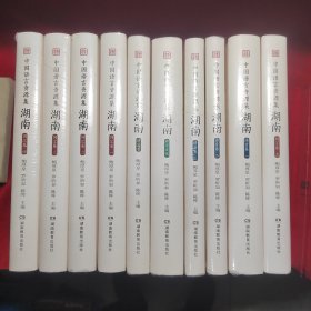 中国语言资源集湖南:口头文化 语法卷 词汇卷1～5 语音卷1～3共10册