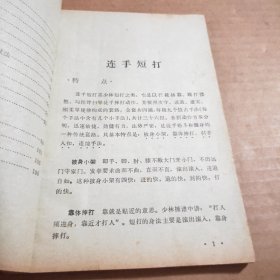 少林武术连手短打、达磨杖