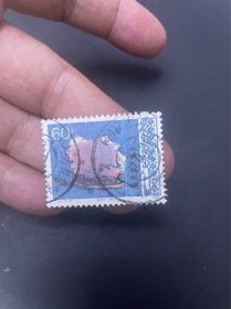 T29工艺美术邮票大戳内蒙古扎鲁特道老杜戳 少见。颜色淡。 100