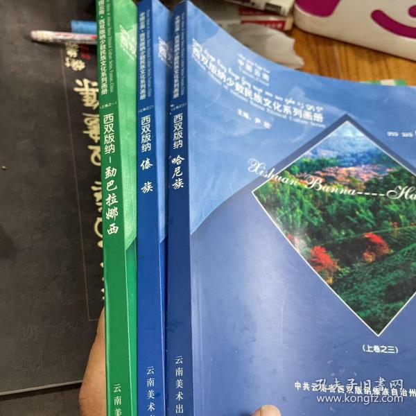 中国云南西双版纳少数民族文化系列画册一二三册