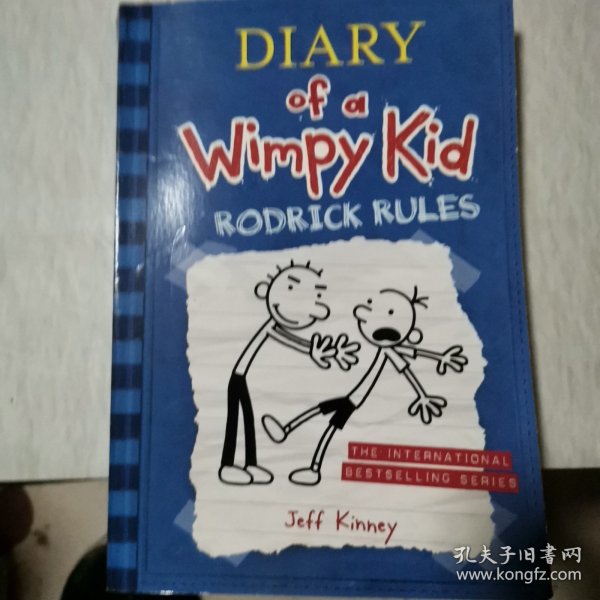 Diary of a wimpy kid #2 rodricd rules 小屁孩日记 2 （美国版，平装）