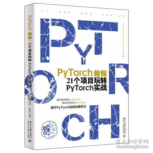 PyTorch教程：21个项目玩转PyTorch实战 通过经典项目入门 PyTorch 王飞等著