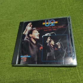 U2-Live At Croce Park，Dublin，Ireland，U2在老家的演出，1985.06.29，意大利版，少见靴腿。盘面光洁无划痕