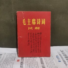 毛主席诗词试解（64开）1968年