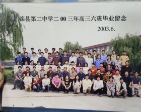 滦县第二中学2003年高36班毕业留念