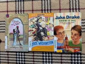 【英文儿童读物】Romeo and Juliet + Chasing George Washington + Jake Drake, Know-It-All （3本合售） 插画本 品相自鉴