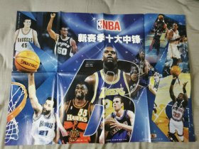 NBA篮球海报 NBA新赛季十大组织后卫 得分后卫 得分小前锋 大前锋 中锋 五张一套大海报 少有的凑齐一套 卡特 奥尼尔 便士哈达威 艾弗森等球星老海报