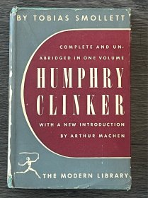 Humphry Clinker 兰登书屋现代文库1929年精装版