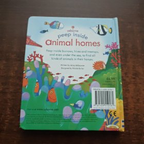 Peep Inside Animal Homes Board book