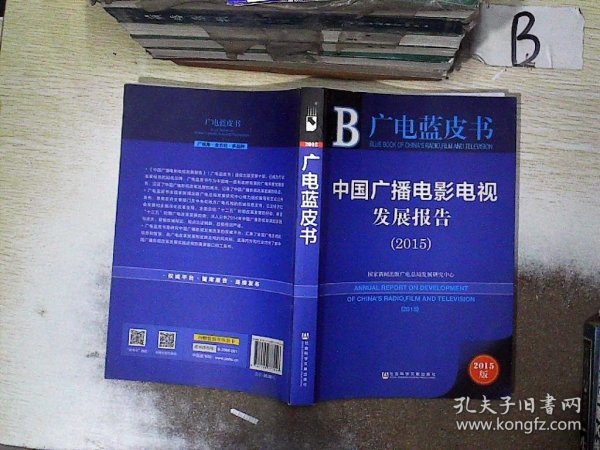 广电蓝皮书：中国广播电影电视发展报告（2015）