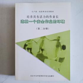 生产第一线管理者培训教材：培养具有活力的作业长（第二分册-第七分册6册合售）