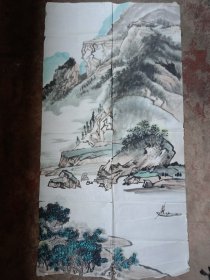 早期无款山水画