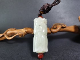 和田玉 三不猴 规格: 4.9x2x2 厘米，重 44克 密度高，沁色自然，油性十足，雕工精细考究，寓意好，玉质细腻温润，收藏精品！
