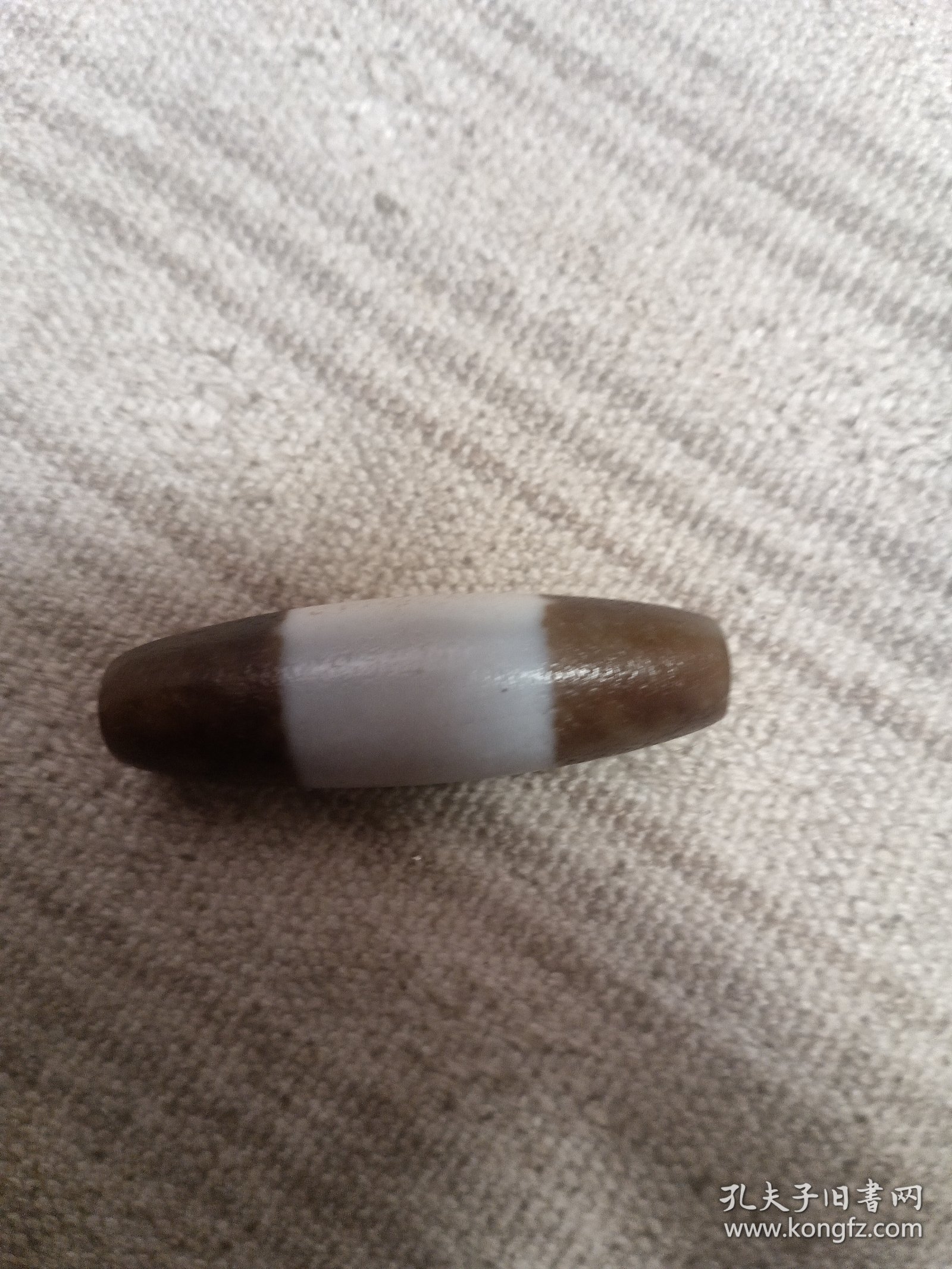 点击查看原图 天然线珠一眼天眼天珠一颗马蹄纹爆满放漏出