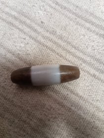 天然线珠一眼天眼天珠一颗马蹄纹爆满放漏出