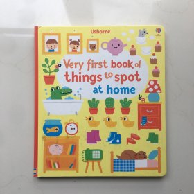 Very First Book of Things to Spot: at Home  英文童书   卡板书  精装