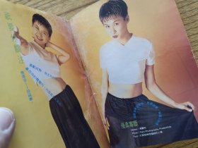 汤宝如范振锋日本酒井法子铃木保奈美中山美穗.32开彩页写真.有霉斑见图.