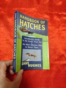 Handbook Of Hatches: Introductory Guide to the Foods Trout Eat & the Most Effective Flies to Match Them （大32开） 【详见图】