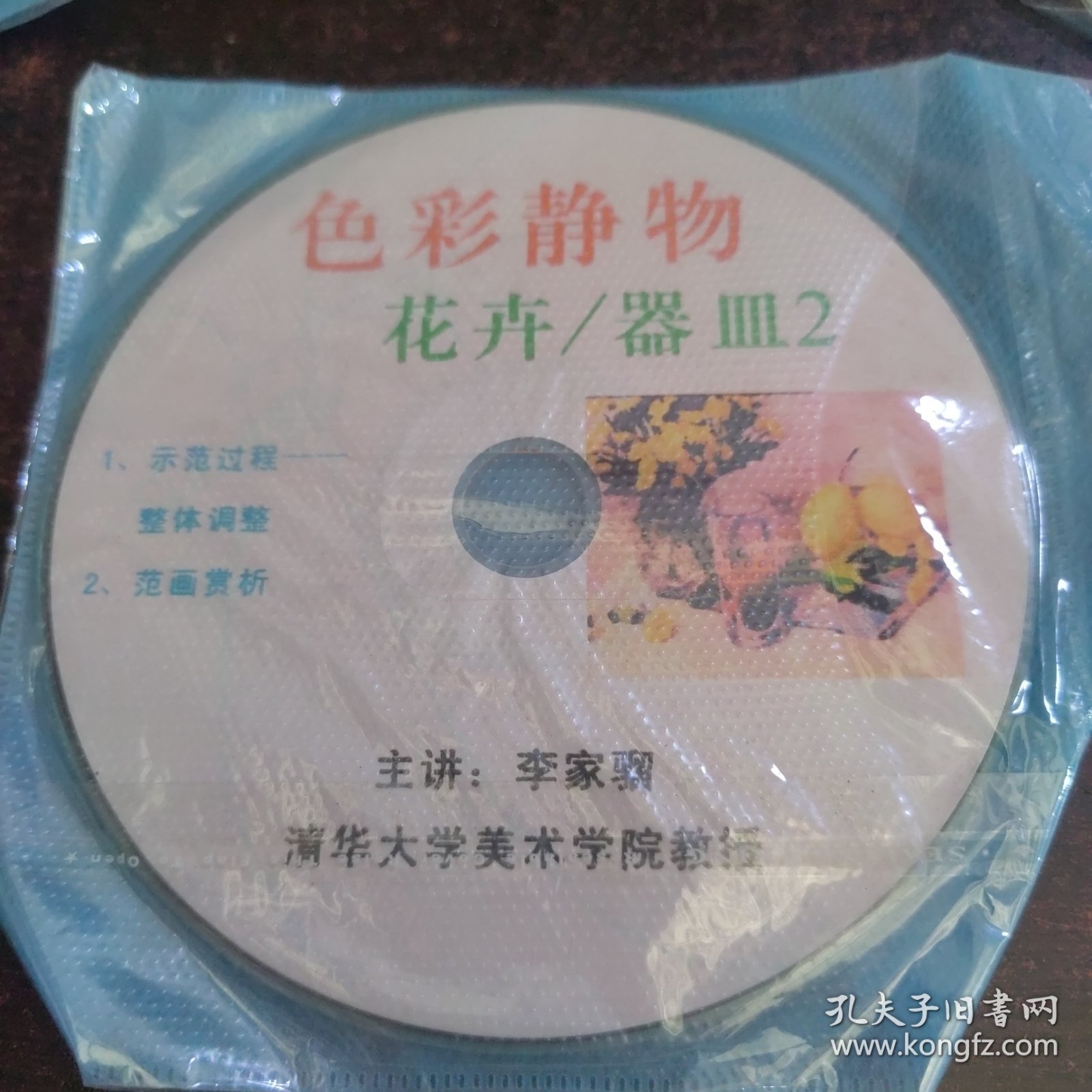 色彩静物花卉器皿VCD2碟