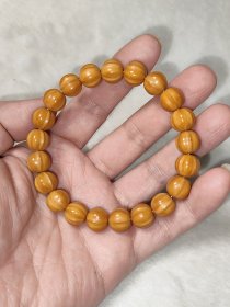猴头凤仙鲨鱼背1.1手串高抛手雕油性好品相不错一物一图按图发货C057