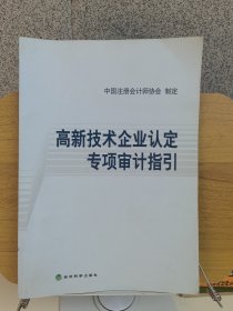 高新技术企业认定专项审计指引