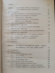 Self-Organizing Control of Stochastic Systems 〔随机系统的自组织控制〕〔目录见图〕