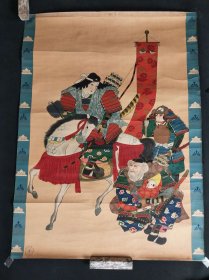 神功皇后-武内宿弥（大正印刷品）