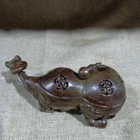 古玩收藏,元宝聚宝盆日进斗,招财进宝香炉