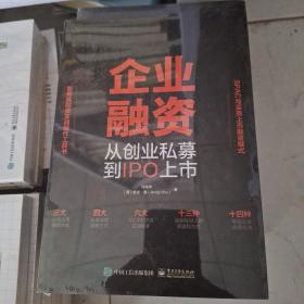 企业融资 从创业私募到IPO上市