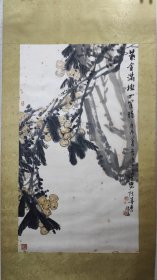 苏州桃花坞木刻年画社社长 钱锦华《黄金满树》