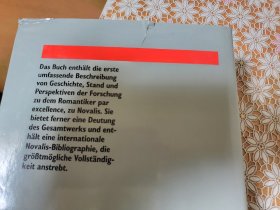 Friedrich von Hardenberg, genannt Novalis : Werk und Forschung