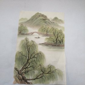 无款山水画5