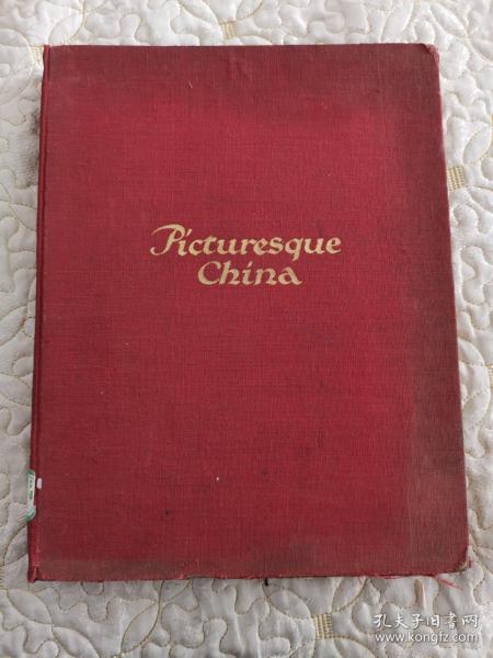 英文原版：《中国建筑与景观》1923年英文112省摄288幅整版版柏石曼高清老照片 建筑风景及内部陈列 Picturesque China（八一电影制片厂藏书钤印如图，实物拍图，内有标注，书法漂亮，实物拍图，请自鉴，可详询 ）
