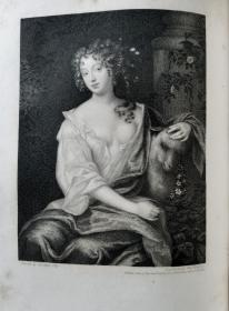1830年雕刻、点刻、蚀刻钢版画
《温莎美人图》

雕刻师查尔斯·爱德华·瓦格斯塔夫是十九世纪三十年代到四十年代期间，英国重要的肖像雕刻师，擅长点刻以及美柔汀。