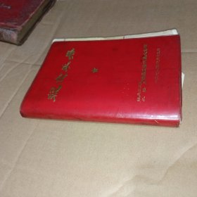 老日记本 韶山日记 （红塑皮配的，带主席像、语录、多张插图 插图上有语录）1969年11月 36开