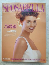 SPOSABELLA 1999年中古杂志婚纱礼服晚礼服西装婚礼布置宴会布置杂志