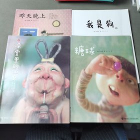 白希那经典绘本系列:我是狗+澡堂里的仙女+糖球+昨天晚上（4册合售）