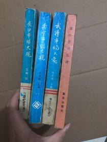 中国市场大观丛书（重庆 武汉 南京 长沙）4本合售