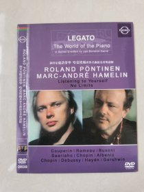 ROLAND PONTINEN MARC -ANDRE HAMELIN 钢琴家庞诺蒂宁 哈蒙埃琳 世界名曲演奏会与讲解 DVD 一碟装【碟片无划痕】